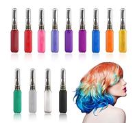 Gesso per capelli per ragazze, 13 colori, Vegena, mascara per capelli, per bambini, colore temporaneo, lavabile, non tossico, per cosplay, carnevale, Natale, compleanno