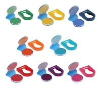 Gesso per capelli per ragazze 8pcs 8 colori coloranti rapidi a lungo duratura tintura per capelli temporanei portatili lavabili per capelli lavabili per la danza da viaggio cosplay da festa