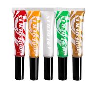 Gesso per tingere i capelli facile per colore temporaneo, tintura temporanea per capelli, gesso lavabile per tingere i capelli per le donne, gesso per tingere i capelli, 5 pezzi di gesso lavabile per