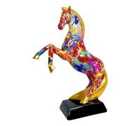Gesti Dito Decorrenza Graffiti, Statua da Scrivania | Figure Colorate del Pollice della Pace di Arte Astratta, Scultura da Tavolo con segni di recitazione