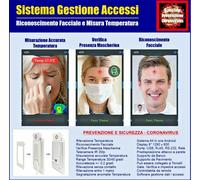 Gestione Accessi - Controllo Temperatura e Riconoscimento Facciale - Prevenzione
