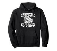 Gestione Archivi Documenti - Archivista Felpa con Cappuccio