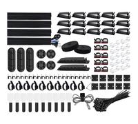 Gestione cavi kit, clips, fascette, supporti, zip, organizer cable