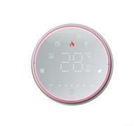 Gestione completa del clima con termostato Smart Wifi con integrazione app intuitiva e doppia modalità (White Round-GB)