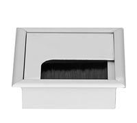 Gestione dei Cavi, Gestione dei Cavi da Scrivania Gestione dei Cavi Sotto la Scrivania con Eccellente Design Strutturale Quadrato in Alluminio Comoda Gestione della Scrivania in