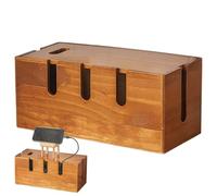 Gestione dei cavi - Pino 12,01 x 5,51 x 5,31 pollici, supporto per cavi che dissipa il calore, protezione di stoccaggio antipolvere | sale studio, camere da, uffici in