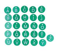 Gestione del bestiame del giardino per il giardino di etichetta rotonda numerata al beehive (Scheda di lettere verdi)
