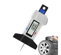 Gestione della profondità del battistrada dei pneumatici digitali - Strumento di misurazione di precisione | Lettore di spessore dello schermo LCD con chiusura automatica per moto, auto, bici