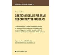 Gestione delle riserve nei contratti pubblici