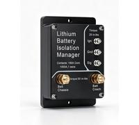 Gestione isolamento batteria al litio camper, controller automatico di ricarica doppia batteria con avvio di emergenza, compatibile con LiFePO4, standby 1,5 mA, protezione dalla temperatura