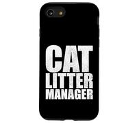 Gestione lettiera per gatti divertente proprietario di gatti Pulizia degli animali domestici Custodia per iPhone SE (2020) / 7/8
