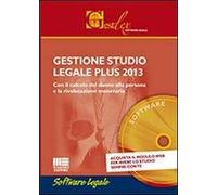 Gestione studio legale plus 2013. CD-ROM