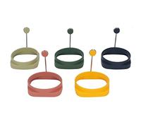 Gestisci anelli di silicone anelli di uova a doppia facciata quadrato rotondo dual usele tomletto stacca non bastoncino strumenti di cottura da cucina resistenti al calore per la