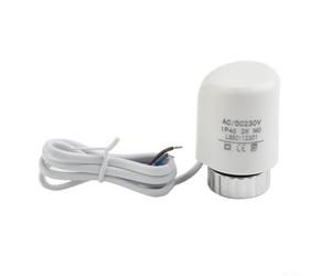 Gestisci efficacemente il flusso d'acqua con questo attuatore elettrico termico normalmente aperto/chiuso per collettori di riscaldamento a pavimento a 230 V (bianco normalmente aperto)