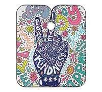 Gesto Del Segno Della Pace Del Fiore Mantella Taglio Capelli Lavabile Barber Cape Impermeabile Grembiule Da Parrucchiere Per Uomini Parrucchieri Bambini 140X168Cm