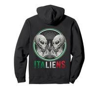 Gesto della Mano aliena Italiens Divertente Sci-Fi Italia Felpa con Cappuccio