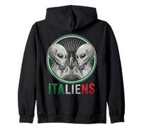 Gesto della Mano aliena Italiens Divertente Sci-Fi Italia Felpa con Cappuccio