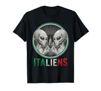 Gesto della Mano aliena Italiens Divertente Sci-Fi Italia Maglietta