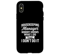 Gestore delle pulizie Casa Pulitore custode Custodia per iPhone X/XS