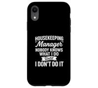 Gestore delle pulizie Casa Pulitore custode Custodia per iPhone XR
