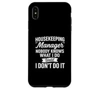 Gestore delle pulizie Casa Pulitore custode Custodia per iPhone XS Max
