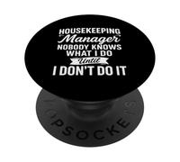 Gestore delle pulizie Casa Pulitore custode PopSockets PopGrip Adesivo