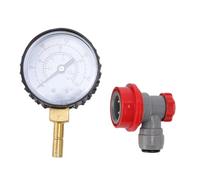 Gestore di pressione del blocco a sfera da 0 a 40psi, detector per le perdite di perdite di birra Tester a pressione homebrew per attrezzatura kegging strumento di controllo rapido