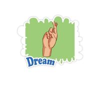 Gestore Synthesis Trikeros Espressione Adesivi Citazione Sogno Decalcomanie in Vinile