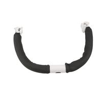 Gestuller per bambini regolabile manubrio barbarie paraurti barretta sicuro comodo design curvo per facile ingresso per bambini passeggino pieghevole passeggino nero in plastica (Nero)