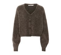 Gestuz - Cardigan Morbido con Maniche a Palloncino - - Knitwear - Donna - Marrone - M