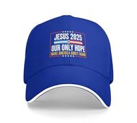 Gesù 2025 La Nostra Unica Speranza Gesù Rendi l'America di n Devota Cappello Cristo Cappelli da Golf cristiani per u