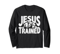 Gesù Addestrato Classico Wrestling Wrestler Wrestle, Christian1 Maglia a Manica