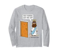 Gesù alla porta, Apocalisse 3:20, chiesa cristiana Maglia a Manica