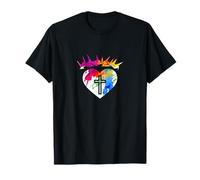 Gesù AMA I Cristiani Religiosi Dio Gesù Maglietta