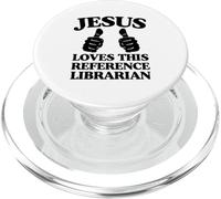 Gesù ama questa chiesa cristiana bibliotecaria di riferimento PopSockets PopGrip per MagSafe