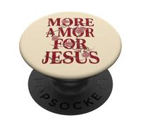 Gesù Amore Fede Corona Spine Cristiano PopSockets PopGrip Adesivo