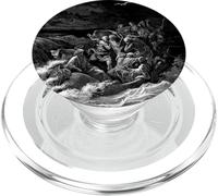 Gesù ancora la tempesta Gustave Dore incisione arte biblica PopSockets PopGrip per MagSafe