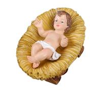 Gesù Bambino Nella Figurina Della Mangiatoia - Resina Per Bambini Gesù Ornamenti | 5 Figurine Con Mano Piegata | Statue Di Natività Della Decorazione Natalizia Religiosa - Per La Decorazione