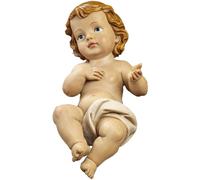 Gesu' bambino presepe lungh. 21,5 cm statua bambinello PAB-PB0129-1