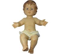 Gesu' bambino presepe lungh. 33 cm statua bambinello