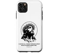 Gesù, Bibbia verso Filipper 4:13 Dio, Cristiano Custodia per iPhone 11 Pro Max