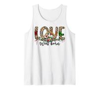 Gesù Buon Natale Natalizio I cristiani Amano Cristo Canotta