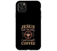 Gesù Caffè Caos Cristiano Mamma Preghiera Caffeina Grazia Custodia per iPhone 11 Pro Max