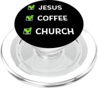 Gesù Caffè E Chiesa Buona Madre Religiosa Cristiana PopSockets PopGrip per MagSafe