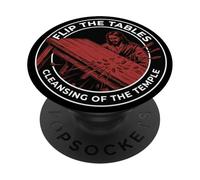 Gesù Capovolgere I Tavoli PopSockets PopGrip Adesivo