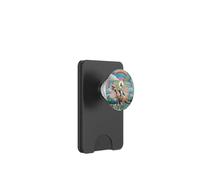 Gesù cavalcando nello spazio T-Rex Dinosaur Meme Sci-Fi Believers PopSockets PopWallet per MagSafe