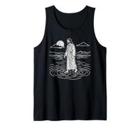 Gesù Che Cammina sull'acqua Cristo Cristianesimo Chiesa Canotta