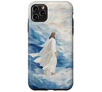 Gesù che cammina sull'acqua Fede cristiana sulla paura degli amanti di Dio Custodia per iPhone 11 Pro Max