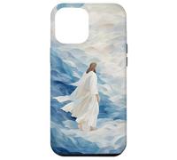 Gesù che cammina sull'acqua Fede cristiana sulla paura degli amanti di Dio Custodia per iPhone 12 Pro Max