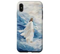 Gesù che cammina sull'acqua Fede cristiana sulla paura degli amanti di Dio Custodia per iPhone XS Max